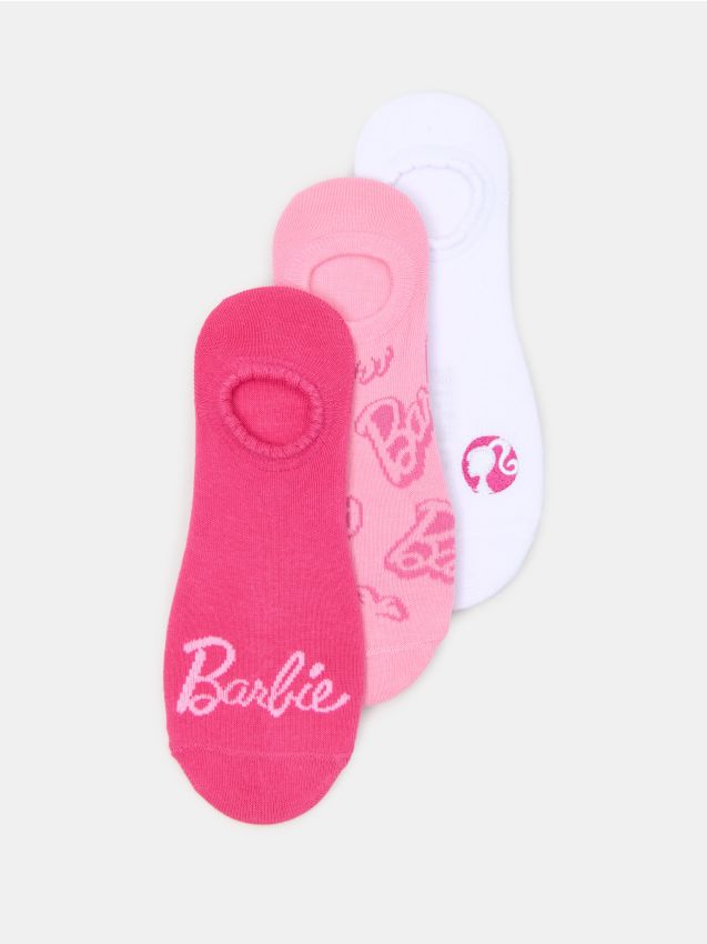 Sinsay - Tălpici, 3-pack Barbie - multicolor