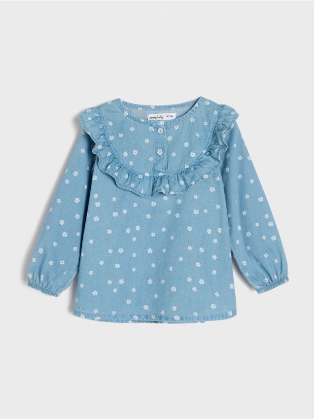 Sinsay - Cămașă din denim - albastru