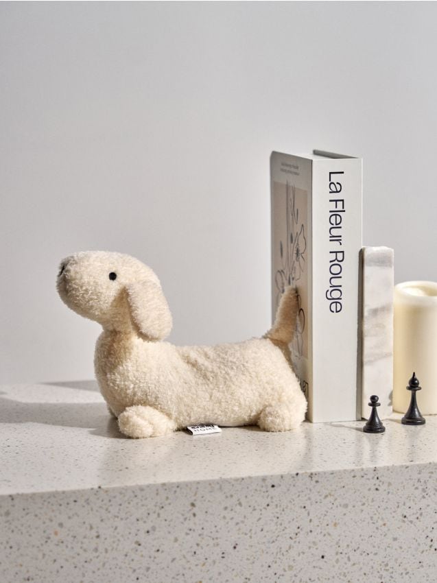 Sinsay - Stopper de ușă în formă de câine - alb