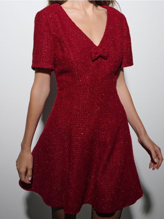 Sinsay - Rochie mini - bordo