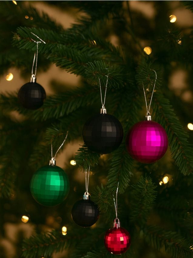 Sinsay - Sada farebných vianočných gulí s lesklým povrchom 42 pack - viacfarebná