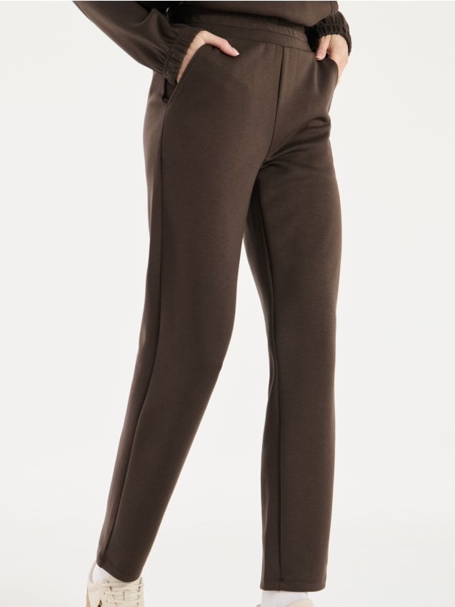 Sinsay - LADIES` TROUSERS - kávová
