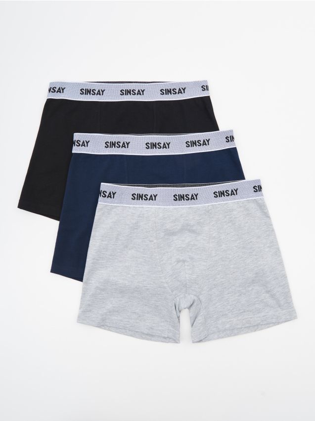 Sinsay - Set de 3 perechi de boxeri - multicolor