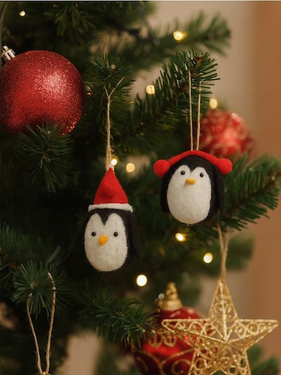 Viseče božične dekoracije, komplet 2 kosa