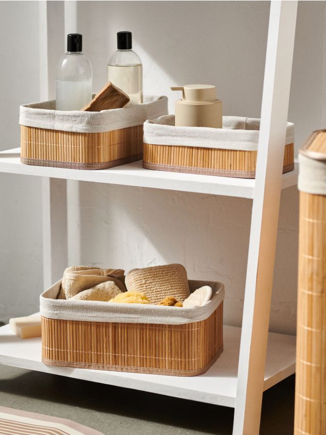 Sinsay - Úložný kôš 3 pack - béžová