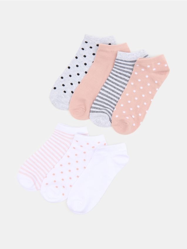 Sinsay - Șosete scurte 7 pack - multicolor