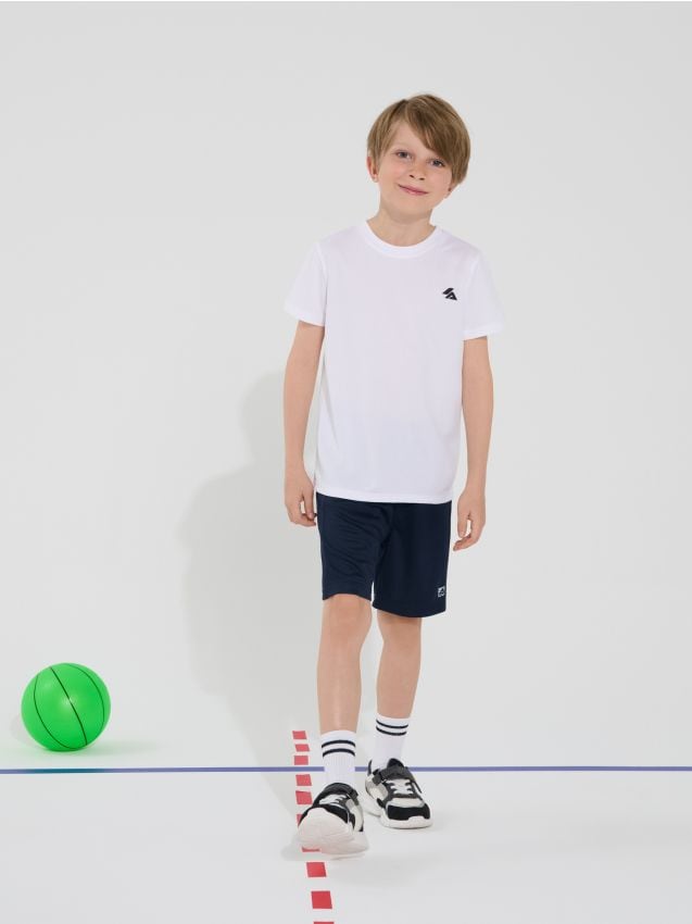 Sinsay - Tricou sportiv care se usucă rapid 2 pachet Active - alb