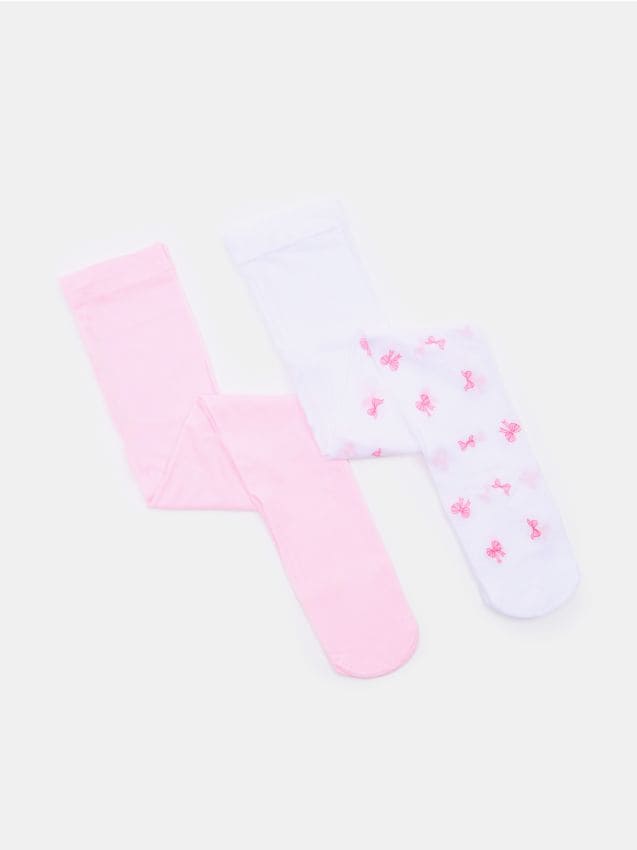 Sinsay - Set de 2 perechi de ciorapi - alb