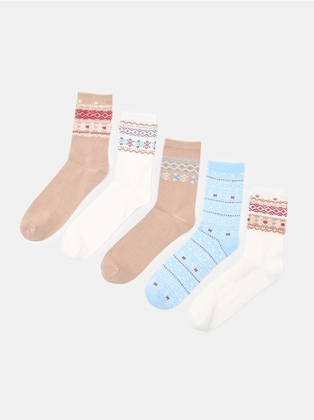 Sinsay - Kokvilnas zeķes ar Ziemassvētku