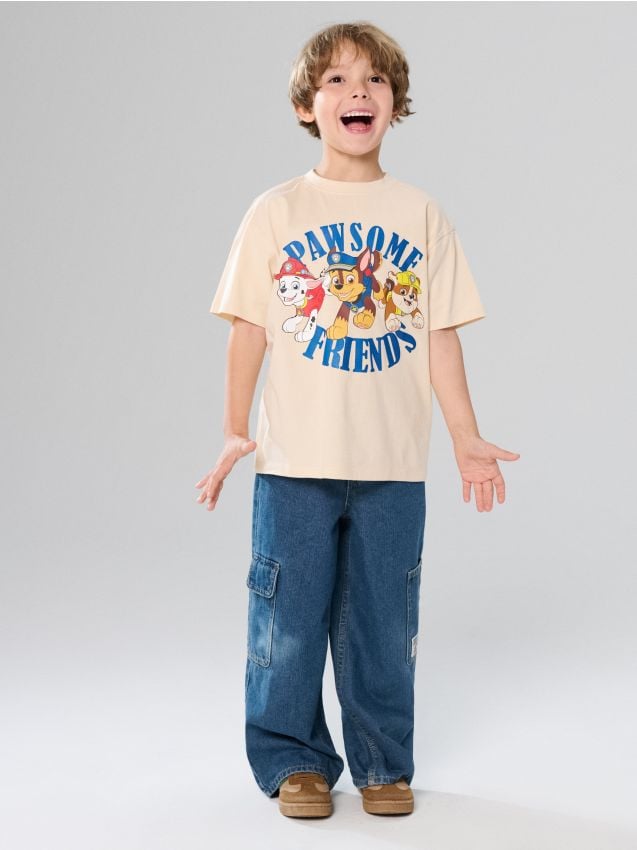 Sinsay - Tricou PAW Patrol - nude