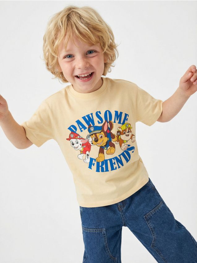 Sinsay - Koszulka PAW Patrol - kremowy