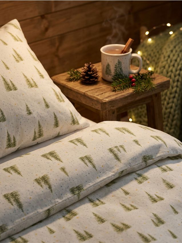 Sinsay - Set lenjerie de pat din bumbac - crem