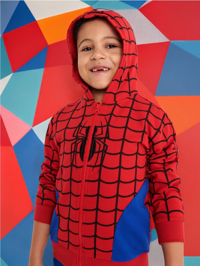 Conjunto de sudadera con capucha y pantalón de Spider-Man