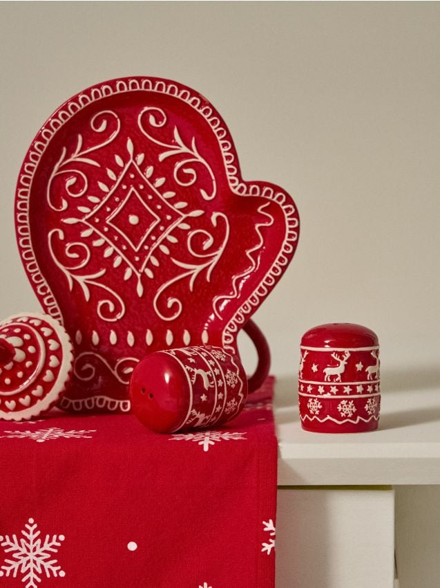 Sinsay - Soľnička a korenička - červená