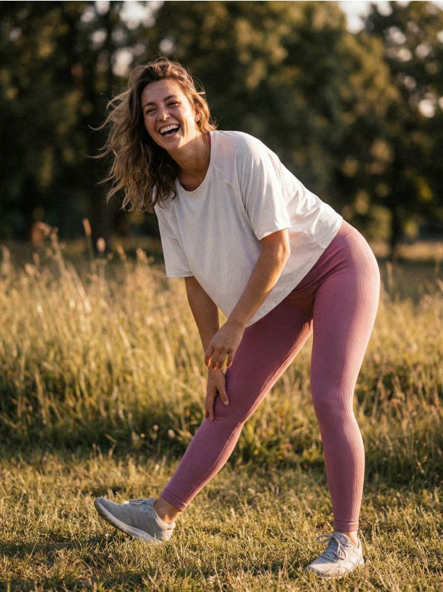 Sinsay - Prążkowane legginsy basic - fioletowy