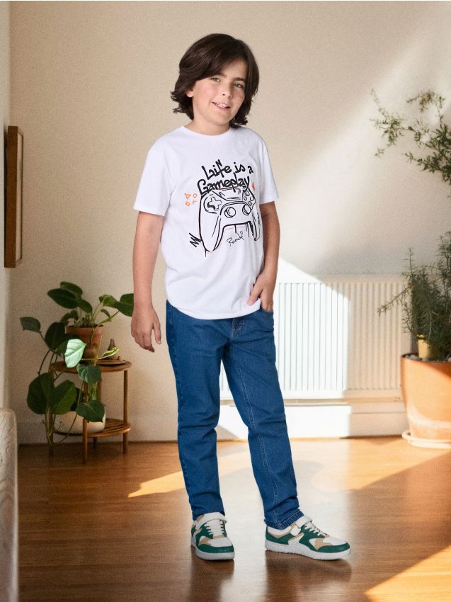 Sinsay - Blugi - albastru metalizat
