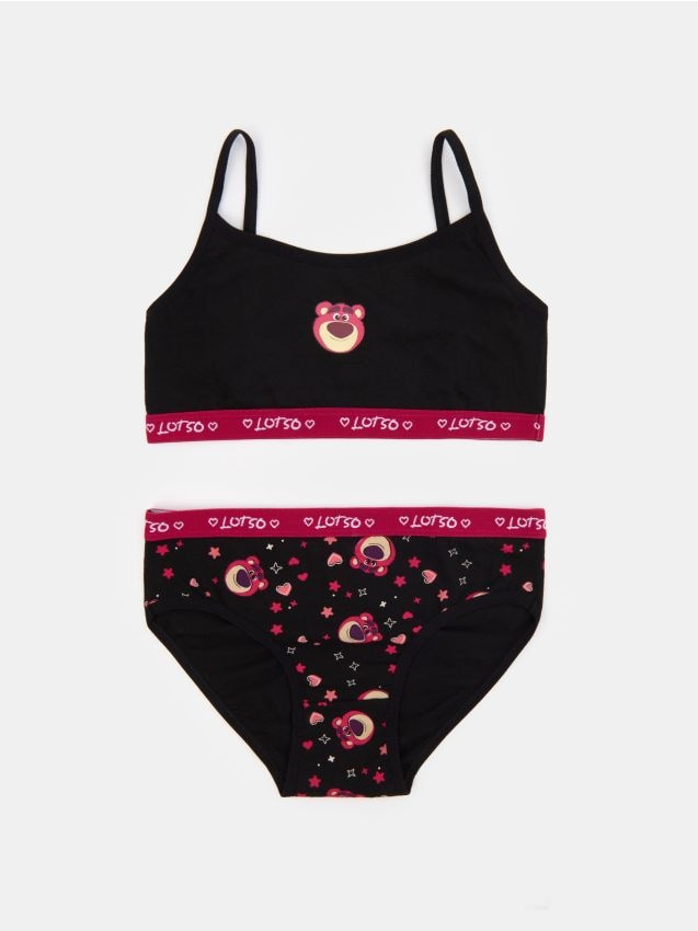 Sinsay - Set de lenjerie Toy Story - gri-închis