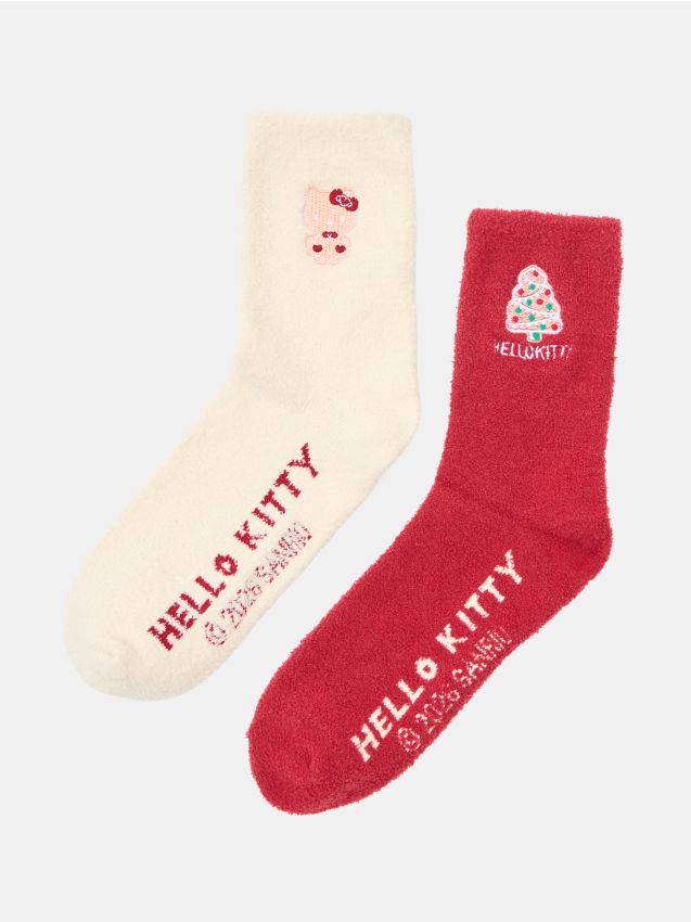 Sinsay - Komplet od 2 para čarapa s božićnim motivom Hello Kitty