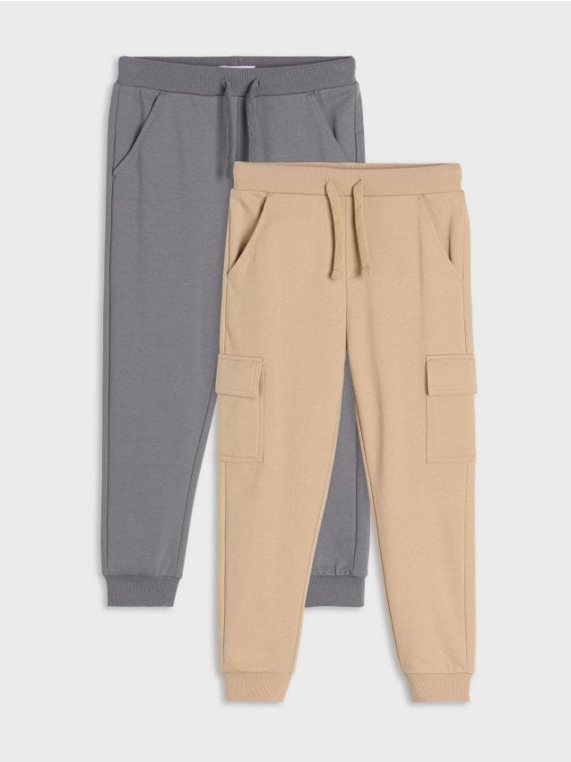 Sinsay - Set de 2 perechi de pantaloni sport - bej