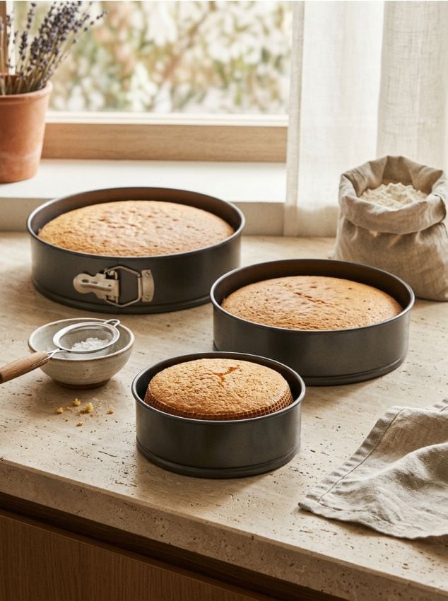 Sinsay - Tavă pentru prăjituri 3 pack - gri-închis