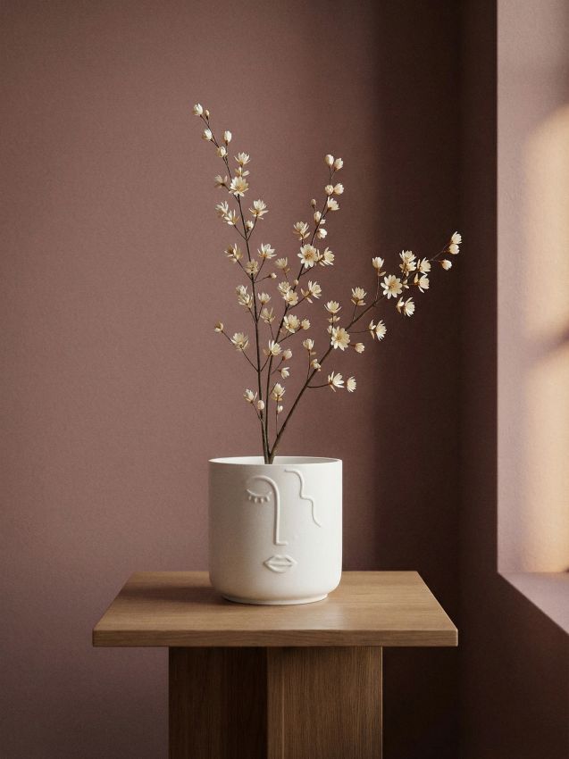 Sinsay - Ghiveci decorativ - alb