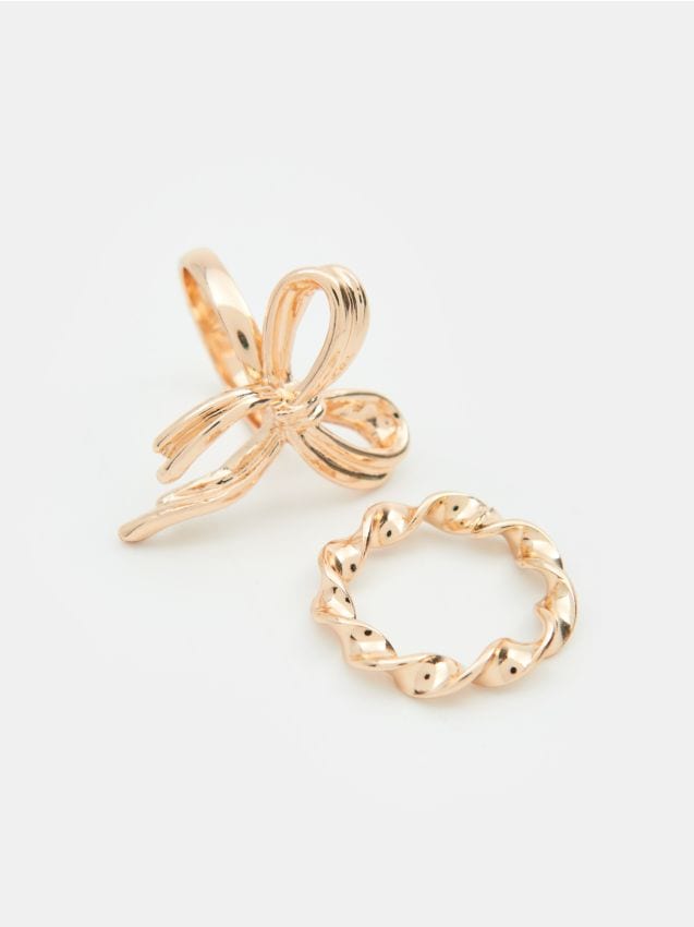 Sinsay - Set de 2 inele - auriu