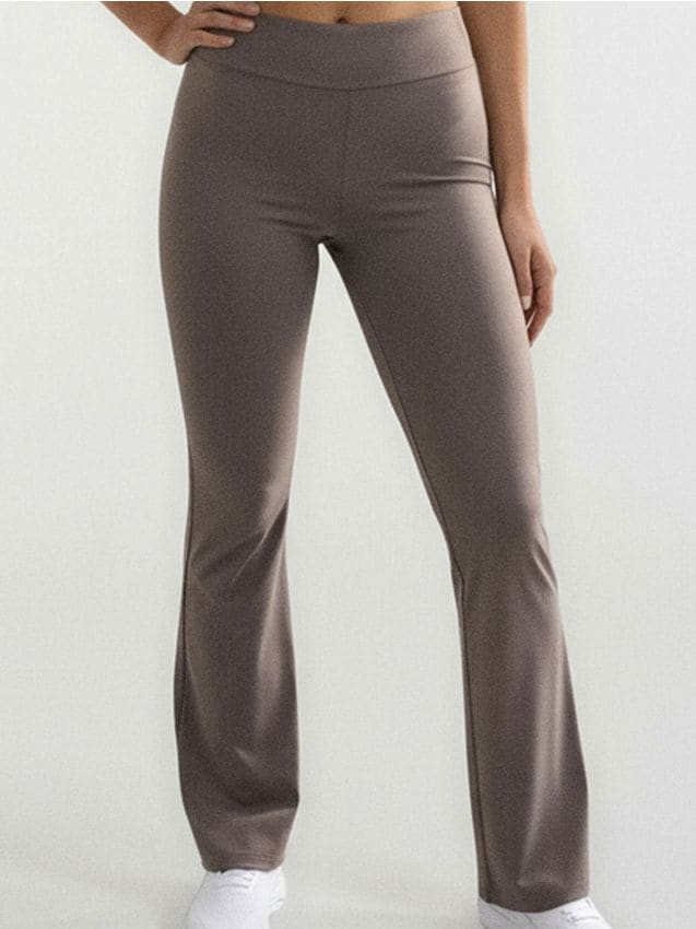 Sinsay - Športové flare legíny - pšenicová