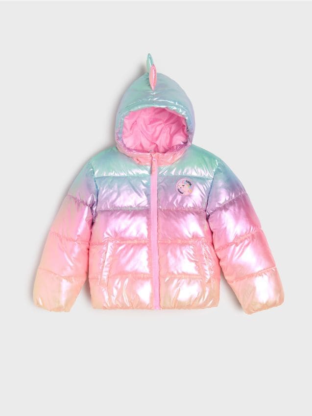 Sinsay - Jachetă holografică cu elemente 3D - multicolor