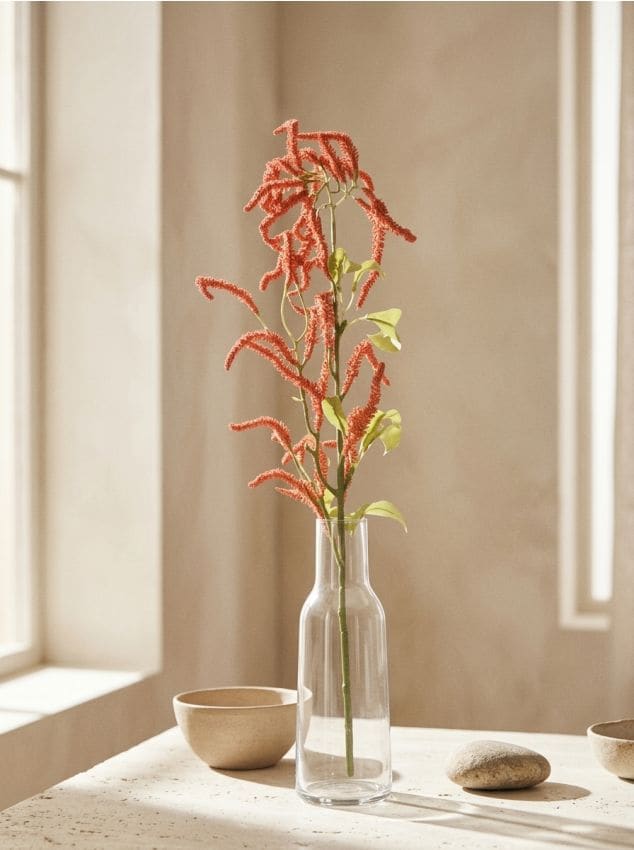 Sinsay - Plantă artificială decorativă - roz-trandafiriu