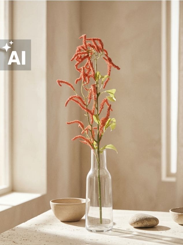 Sinsay - Plantă artificială decorativă - roz-trandafiriu