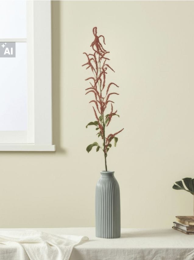 Sinsay - Plantă artificială decorativă - bordo