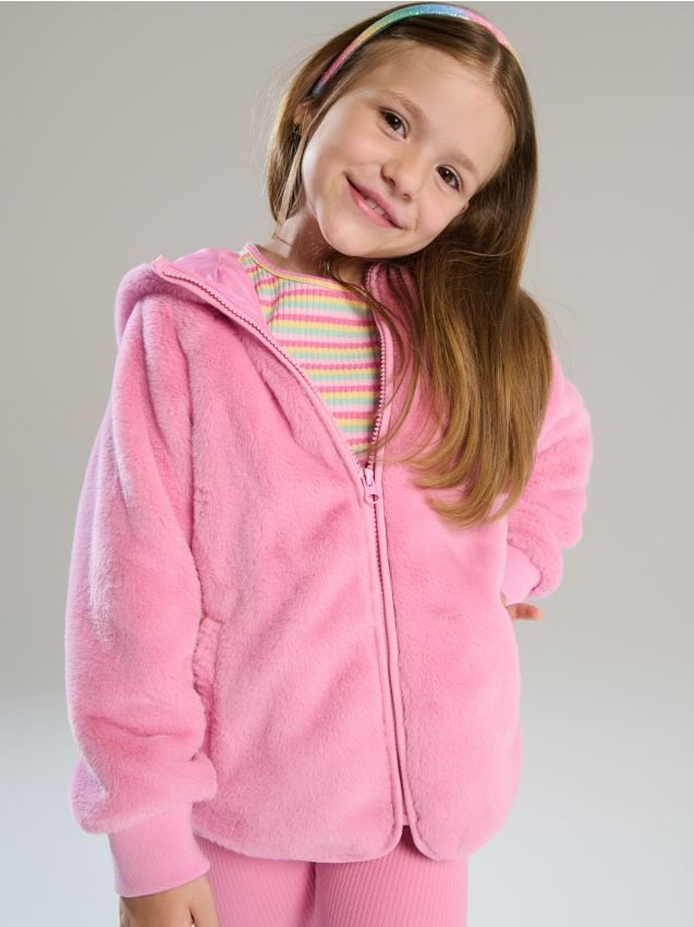 Jacke mit Webpelz - SINSAY