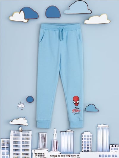 Spodnie dresowe jogger Spiderman