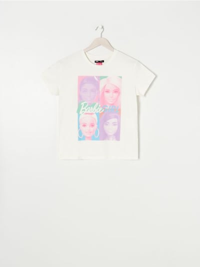 Tričko s potiskem Barbie