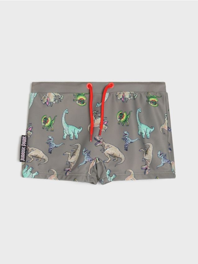 Sinsay - Plavkové šortky Jurassic Park - olivová