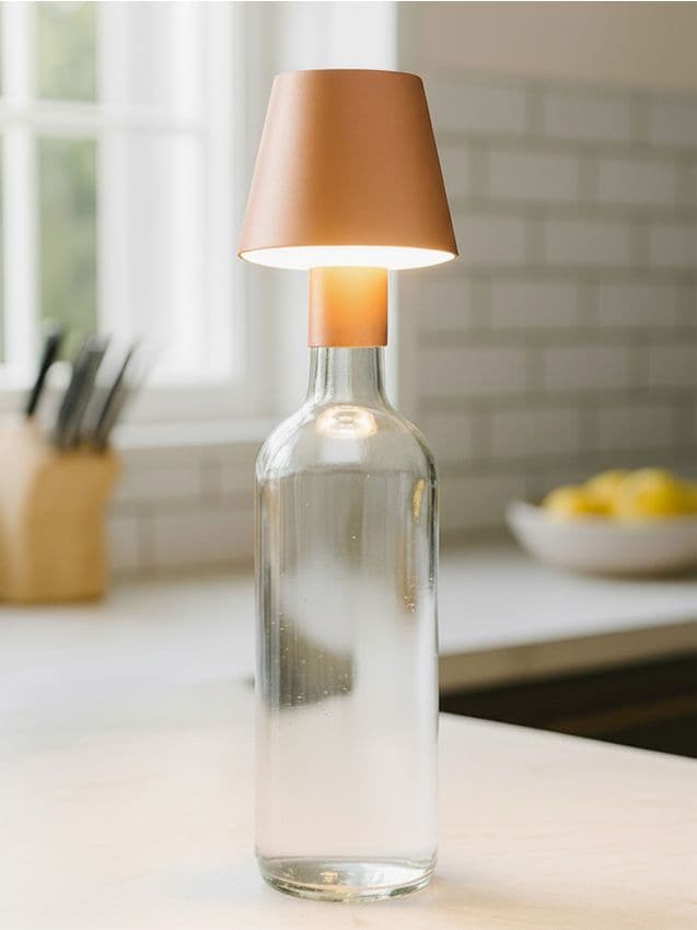 Sinsay - LED lampa - hnedá