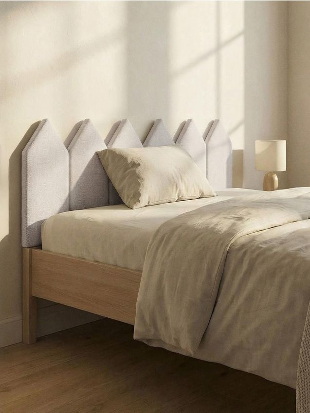 Sinsay - Panou tapițat cu terminare triunghiulară - gri deschis