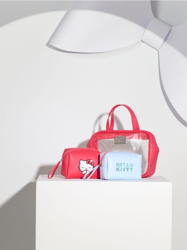 Confezione da 3 borse da toilette Hello Kitty - SINSAY