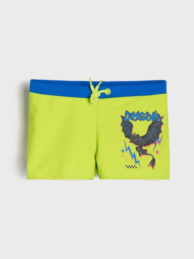 Sinsay - Șort de baie How to train your dragon - multicolor