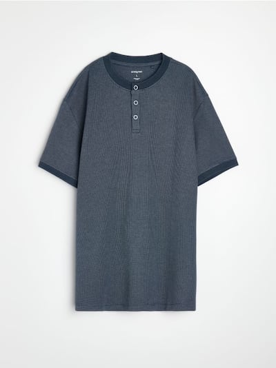 Футболка Henley з бавовною