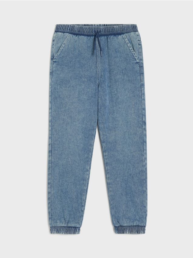 Sinsay - Pantaloni jogger - albastru