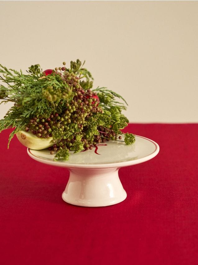 Sinsay - Keramický stojan na koláče - červená