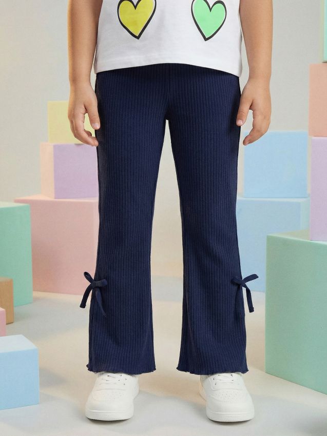 Sinsay - Colanți evazați - bleumarin