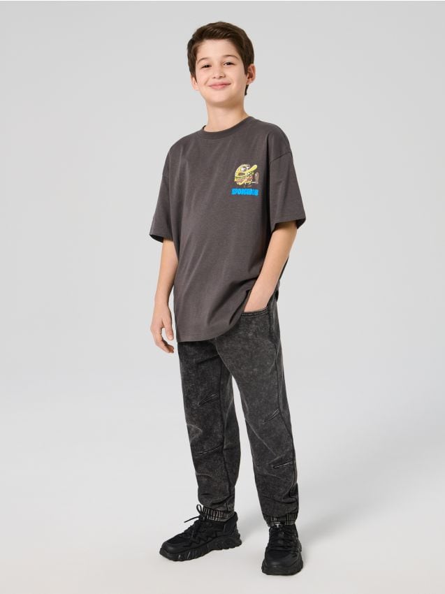 Sinsay - Blugi jogger - gri