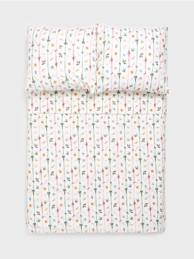 Комплет постелнина со божиќен образец