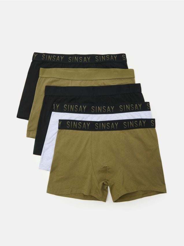 Sinsay - Súprava 5 boxeriek - viacfarebná