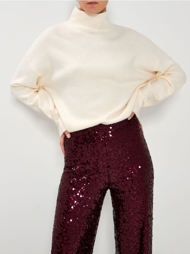 Sinsay - Basic rolák - krémová