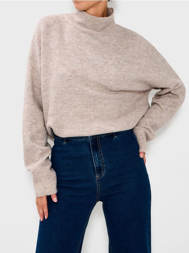 Sinsay - Basic rolák - béžová