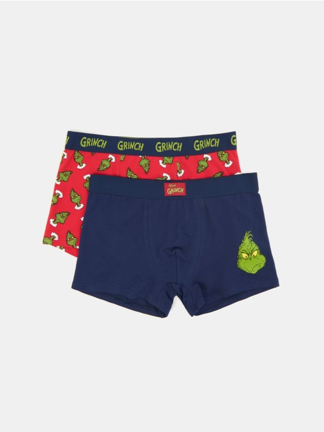 Sinsay - Set de 2 perechi de boxeri Grinch - multicolor