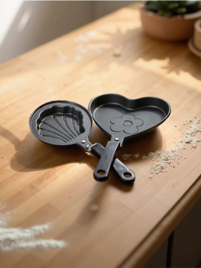 Mini ponve v obliki srca in školjke